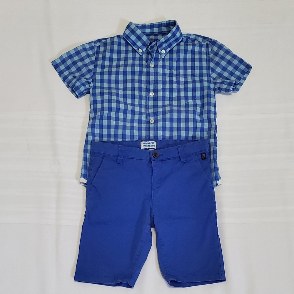 Mayoral Boys Shorts and Crewcuts Matching Top